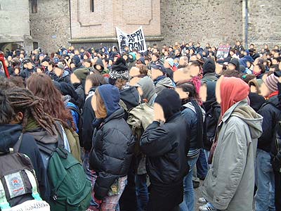 Manifestazione Chiudere Morini