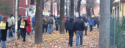 Manifestazione Chiudere Morini