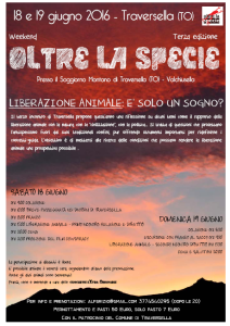 weekend antispecista a traversella