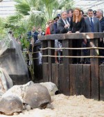 Michela Brambilla inaugura lo zoo Le Cornelle
